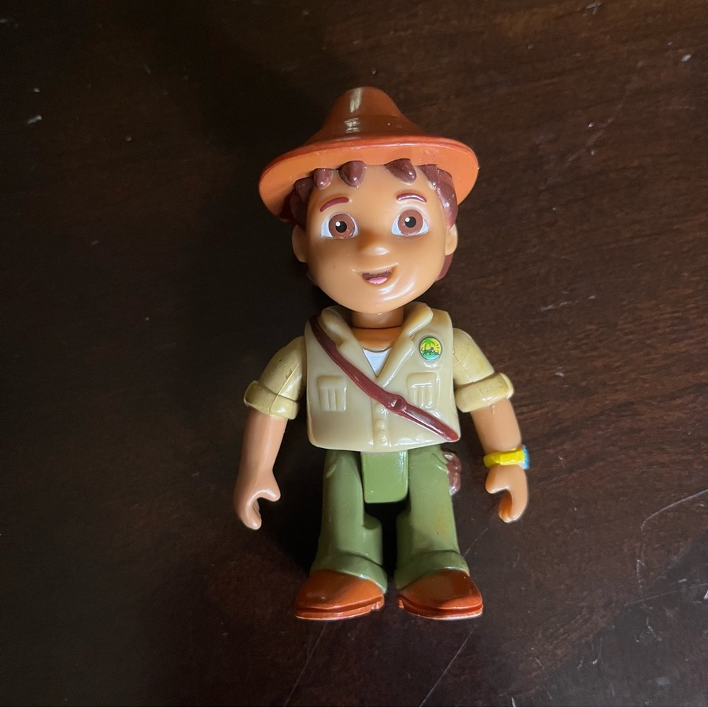 Go Diego Go 4" Action Figure Nick Jr. Nickelodeon Explorer 2008 Mattel Toy